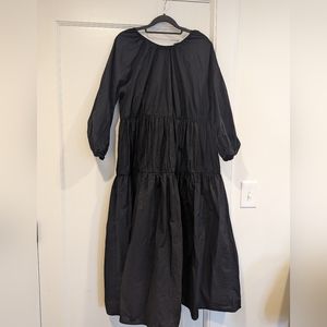 Zara Poplin Midi Dress